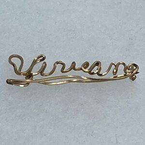 Vintage “Viviane” brooch C clasp